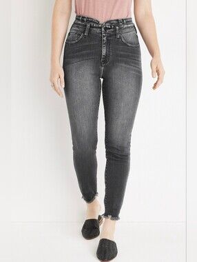 KanCan Black Wash High-Rise Skinny Jeans. Size 32. #SW